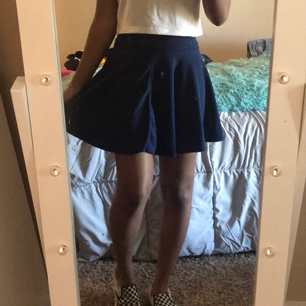 Navy Sk8r Skirt!